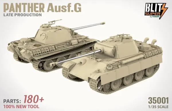 1/35 Panther Ausf.G Late Production Model Kit - Image 4