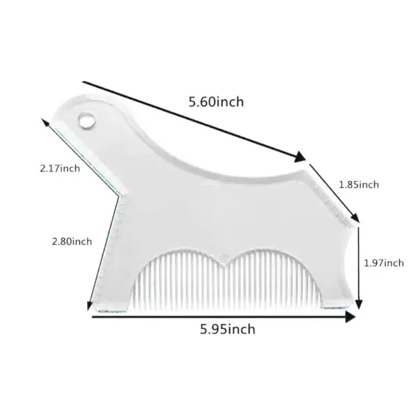 Beard Styling Comb with Shaping Template Tool - Image 5