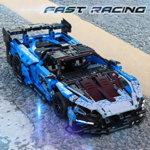 Racing Car Model Building Blocks 1404Pcs - Image 6