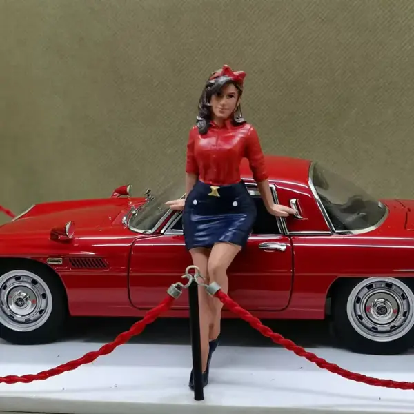 1:18 Scale Female Figurine for Vehicle Display