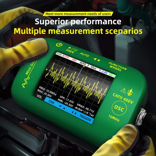 OT2 Mini Digital Oscilloscope Multimeter 10MHz - Image 3