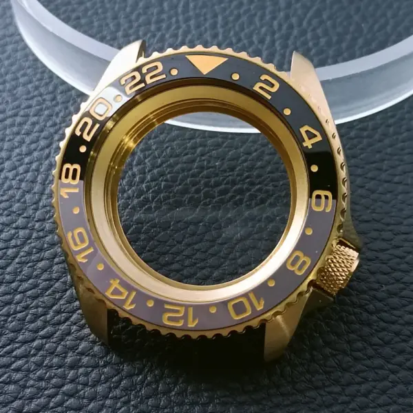 42mm Gold Rose Gold Stainless Steel Watch Case - Image 47