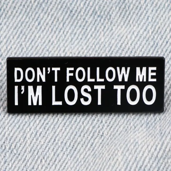 Funny Lost Lapel Pin Enamel Brooch Accessory - Image 6