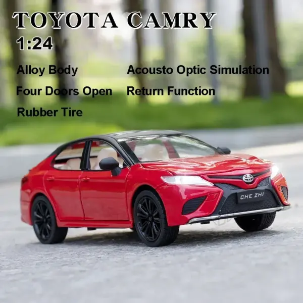 1:24 Toyota Camry Diecast Model Car - Image 2