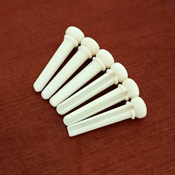 6pcs Pure Bone Acoustic Guitar Bridge Pins - Image 4