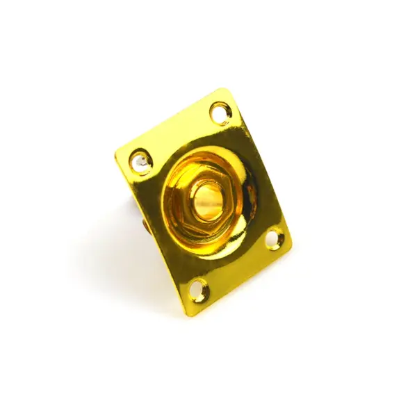 Square Style Guitar 1/4 Jack Socket Plate - Image 9