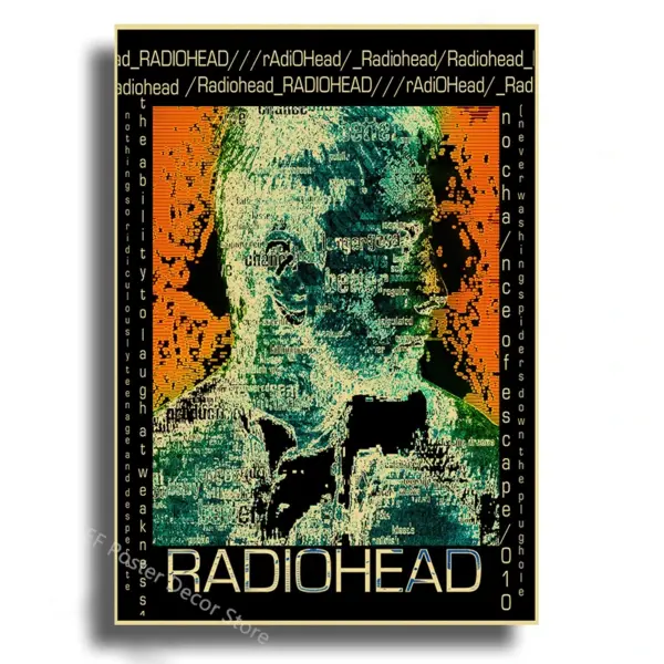 Radiohead Retro Album Art Poster Print - Image 9