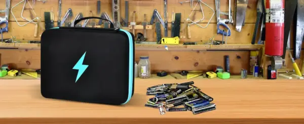 Battery Storage Organizer with Tester for 220+ Cells - Image 6