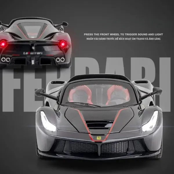 1:22 Ferrari Laferrari Diecast Model Car - Image 4