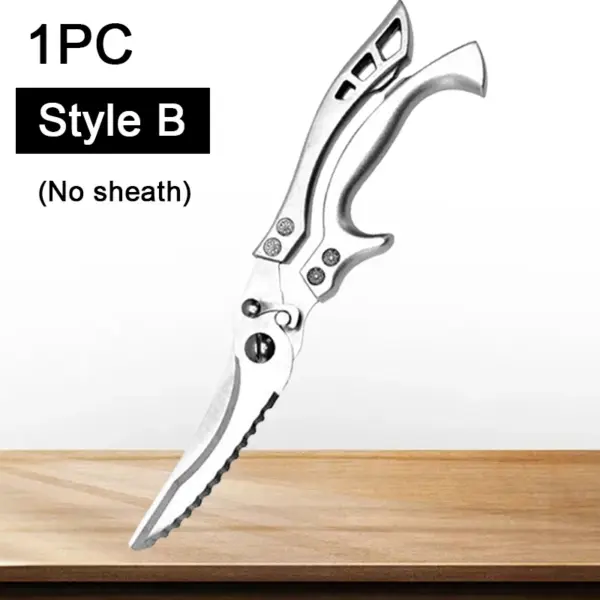 Stainless Steel Kitchen Poultry Shears Scissors - Image 12