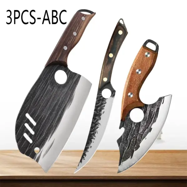 Stainless Steel Boning Kitchen Knife Set - Image 13