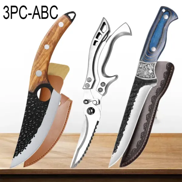 Professional Chef's Stainless Steel Knife Set - Image 11