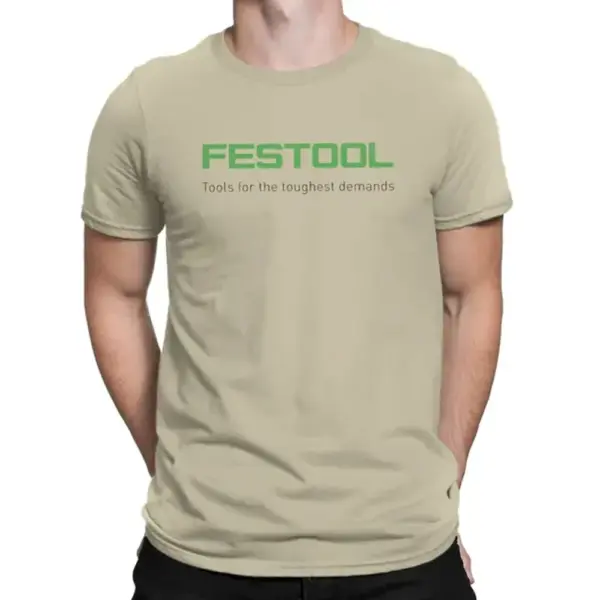 Festool Men's Cotton Round Collar T-Shirt - Image 5