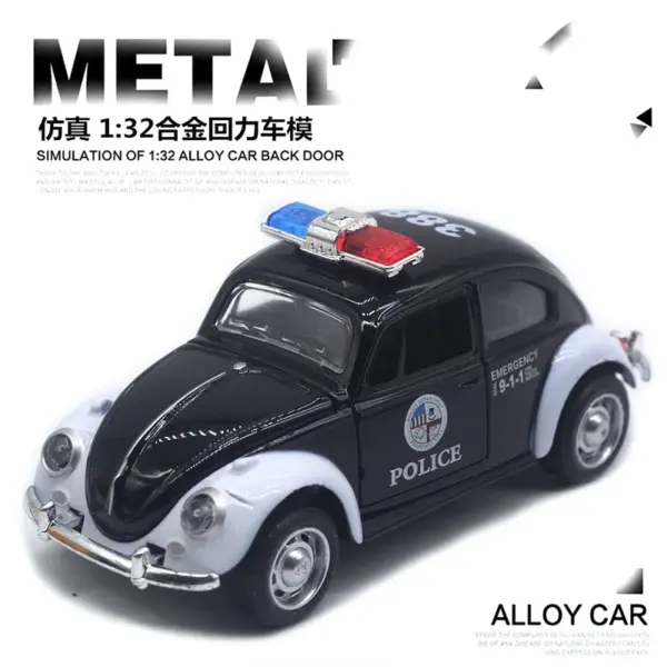 1:32 Alloy Volkswagen Beetle Diecast Model - Image 9