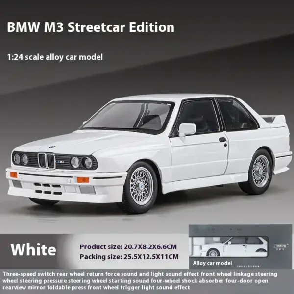 1988 BMW M3 E30 Diecast Model Car 1:24 - Image 9