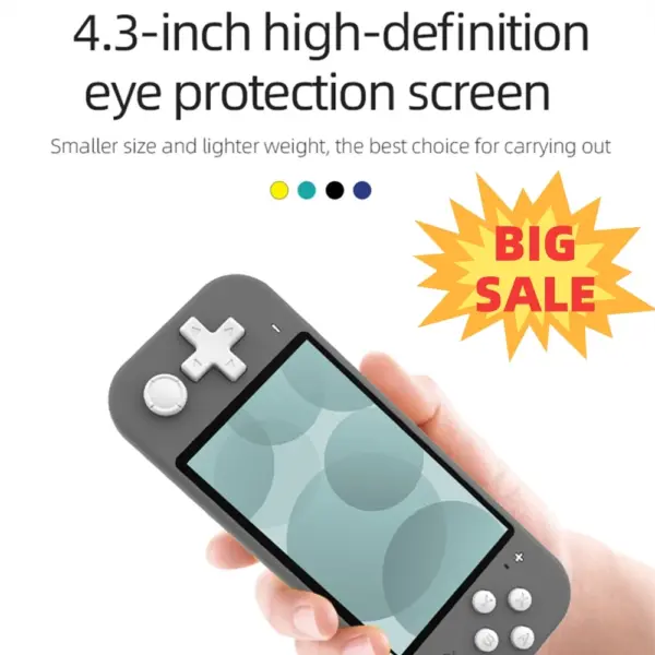 Mini Retro Game Console 4.3 Inch HD Screen - Image 2