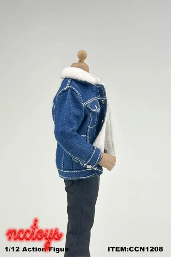 1/12 Male Soldier Denim Jacket and Pants Set - Image 4