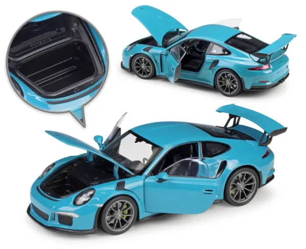 WELLY 1:24 Scale Porsche 911 GT3 RS Model - Image 3