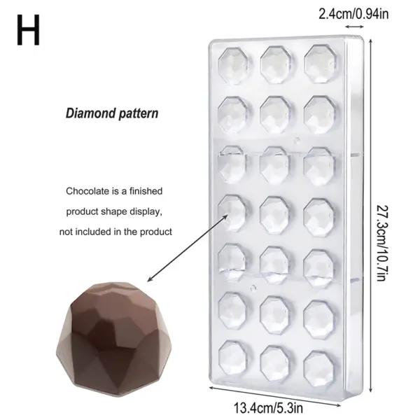 3D Polycarbonate Chocolate Sphere Mold Set - Image 10