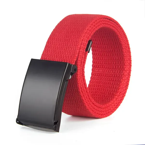 Unisex Nylon Canvas Casual Belt 120cm - Image 13