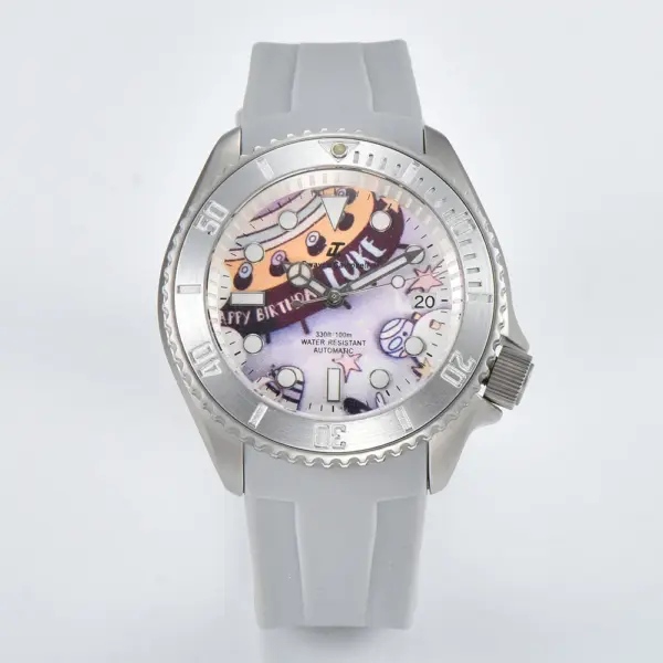 40.5mm Stainless Steel Automatic Watch - Image 9