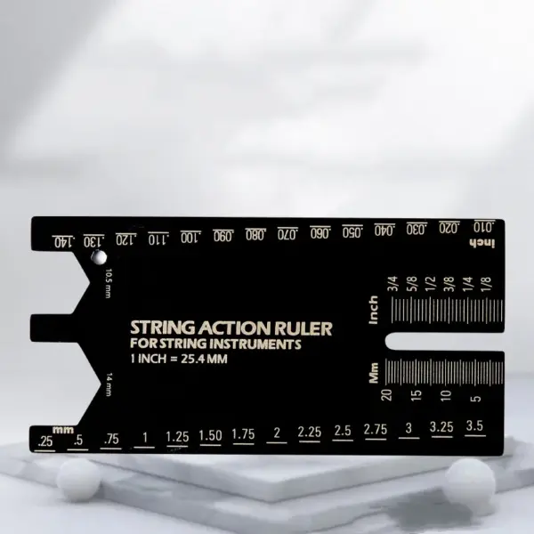 Aluminum Alloy Guitar and Bass Tuning Ruler - Image 4