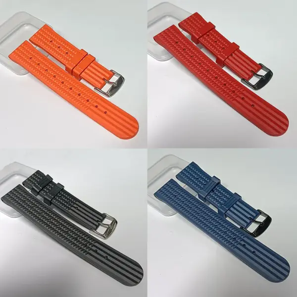 Luxury Rubber Watch Strap 20/22mm for Men