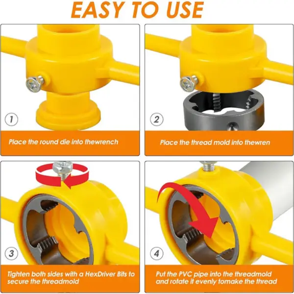 Plumbing Tool Set for Pipe Fittings Repair - Image 5