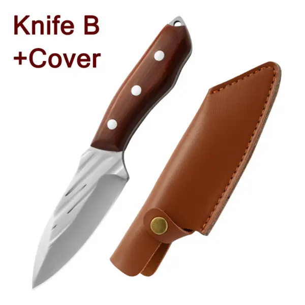 Hand Forged Stainless Steel Cleaver Knife - Image 8