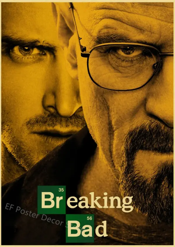 Breaking Bad Retro Canvas Wall Art Poster - Image 37