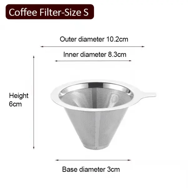 Double Layer Stainless Steel Coffee Filter - Image 10