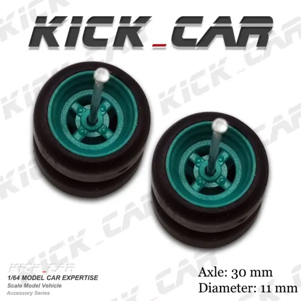 1/64 ABS Wheels with Rubber Tires for Models - Image 8