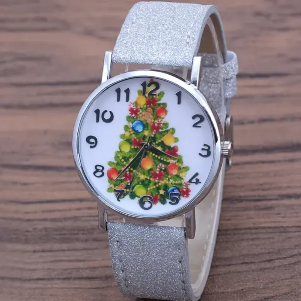 Women's Quartz Watch with Leather Strap - Image 4