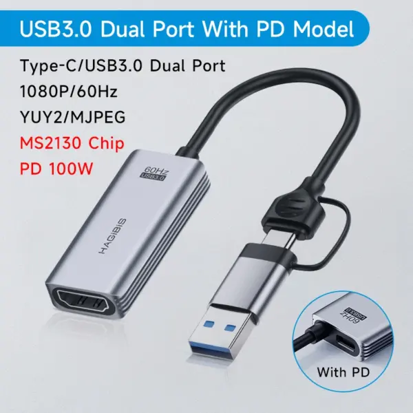 Hagibis USB 3.0 Video Capture Card 1080P 60Hz - Image 7