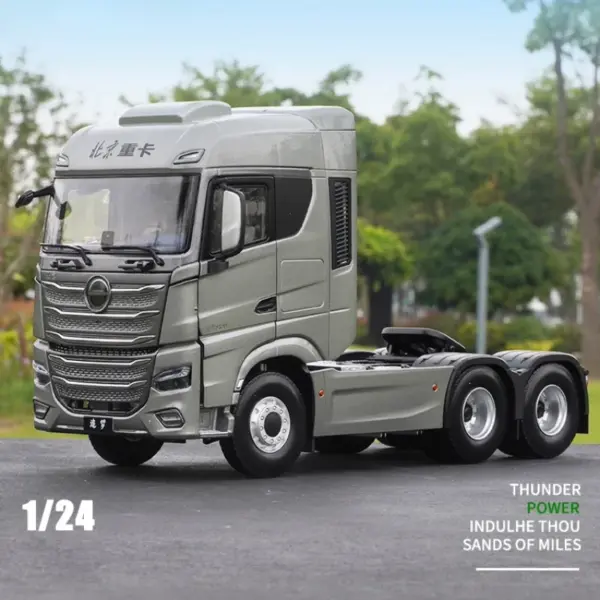 1:24 Scale Alloy Heavy Truck Model Toy - Image 7