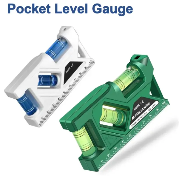 Magnetic Mini Level Gauge with Protractor