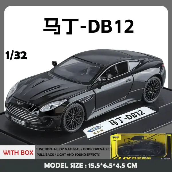 1:32 Aston Martin DB12 Diecast Model Car - Image 12