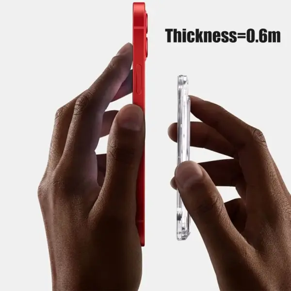 Transparent Magnetic Wallet for iPhone 15-12 - Image 6