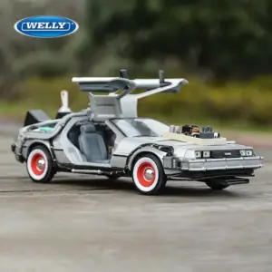 WELLY 1:24 DMC-12 Delorean Diecast Model Car 17 Sbf6a03d815054496b17fee44f89fbb5db