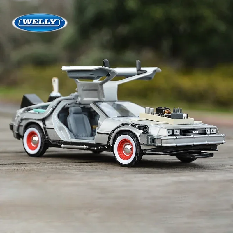 WELLY 1:24 DMC-12 Delorean Diecast Model Car 9 WELLY 1:24 DMC-12 Delorean Diecast Model Car - Image 9