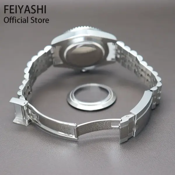 40mm Stainless Steel Watch Case for Seiko - Image 6