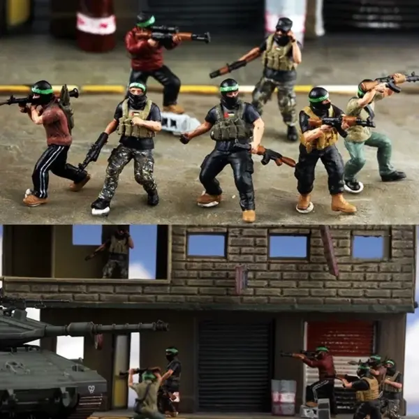 1/72 Scale 7 Pack Soldier Model Figures - Image 7