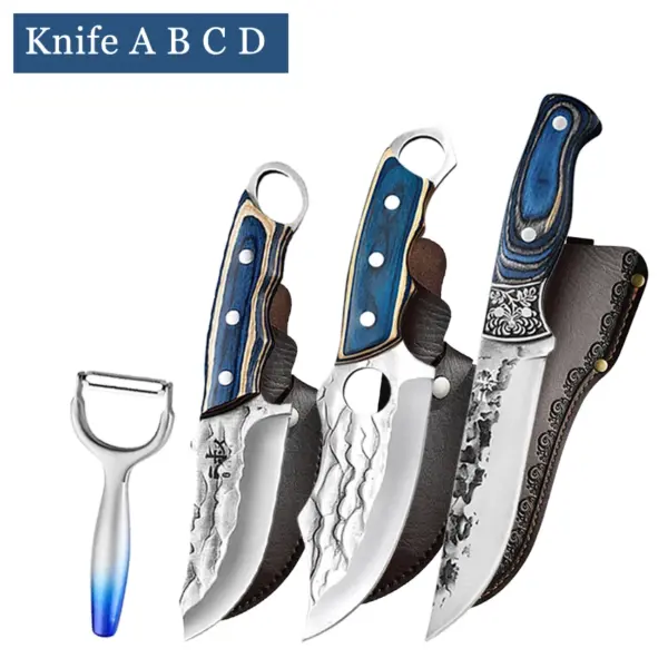 Stainless Steel Boning Cleaver Kitchen Knife - Image 9