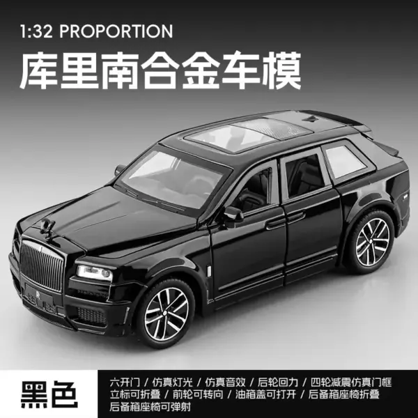 1:32 Rolls Royce Cullinan Diecast Model Car - Image 7