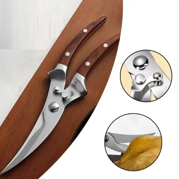 Heavy-Duty Stainless Steel Kitchen Shears - Image 2