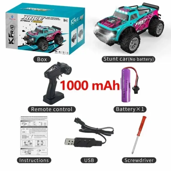 1:16 High-Speed Off-Road RC Car with LEDs - Image 11