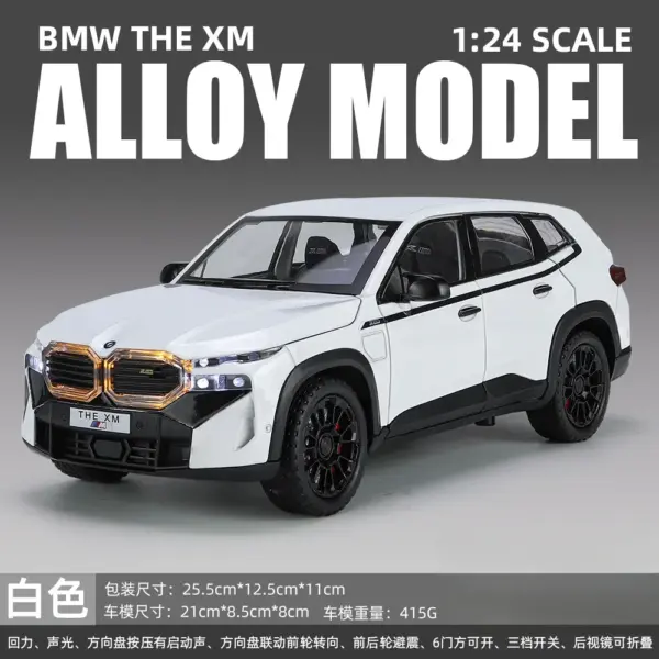 1:24 BMW XM Diecast Car Model with Lights - Image 14