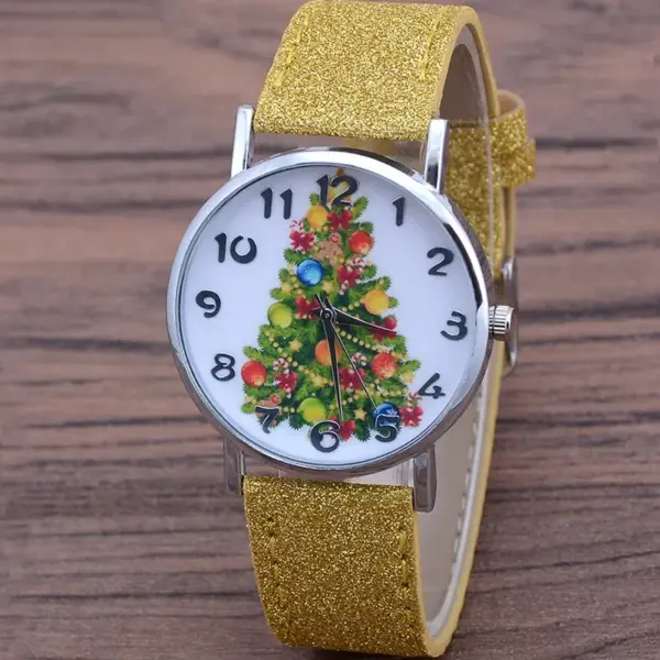 Women's Quartz Watch with Leather Strap - Image 2