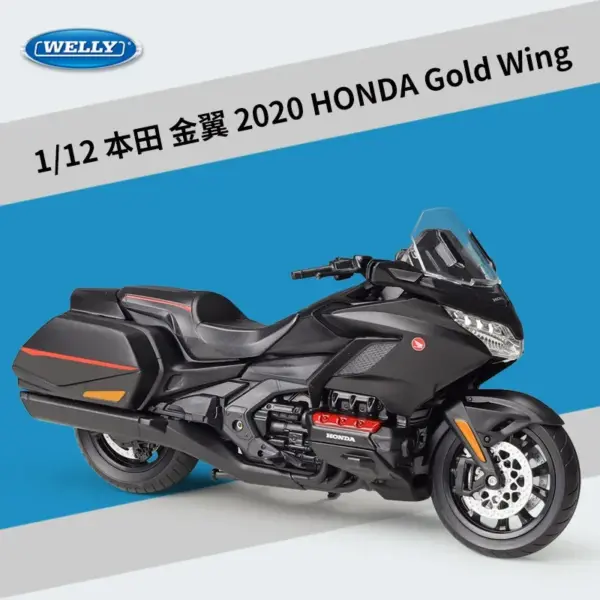 1:12 Scale Honda 2020 Gold Wing Model Motorcycle - Image 8