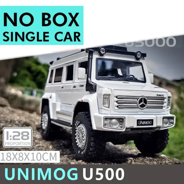 1:28 UNIMOG U500 Diecast Alloy Truck Model - Image 14